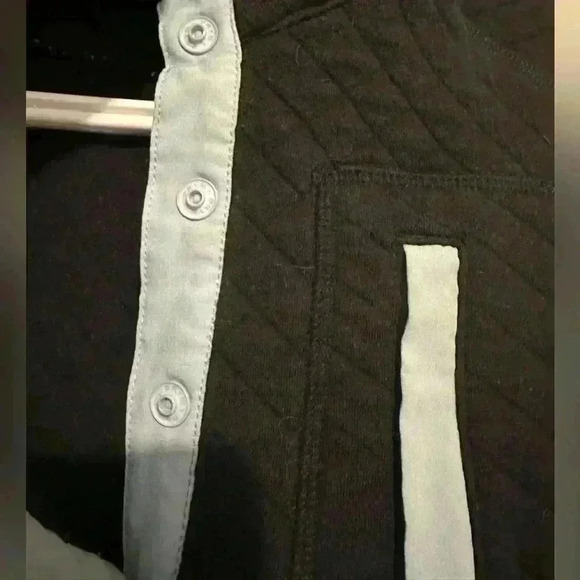 Women’s Black Woods Farnham Quilted Cotton Pullover Size  Medium - Picture 4 of 6